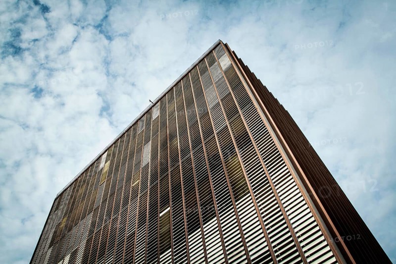 Banco do Brasil building at 15th November Square. Florianopolis, Santa Catarina, Brazil