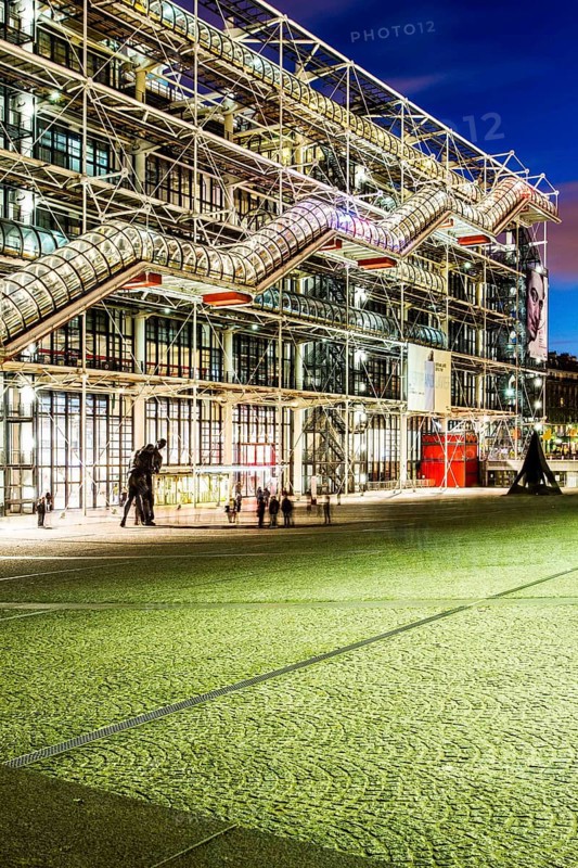 Georges Pompidou Center (Centre Georges Pompidou). Paris, France. 01.01.13