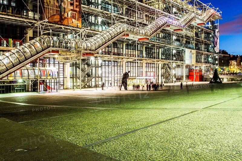 Georges Pompidou Center (Centre Georges Pompidou). Paris, France. 01.01.13