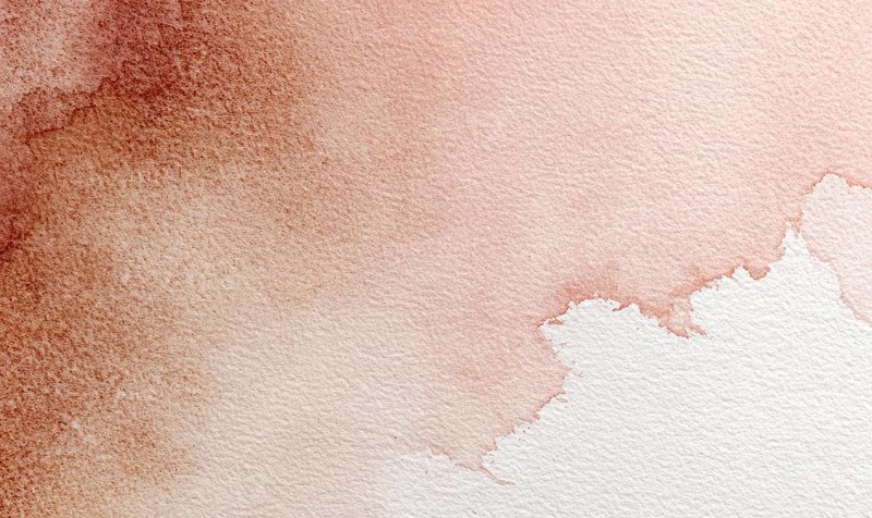 Abstract watercolor with fluid pink and brown textures, creating a gentle, airy feel. AI generated