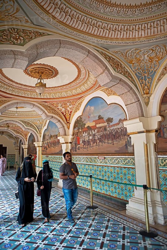 Mysore Palace or Amba Vila's Palace, interior view, Mysore or Mysore, Karnataka, India