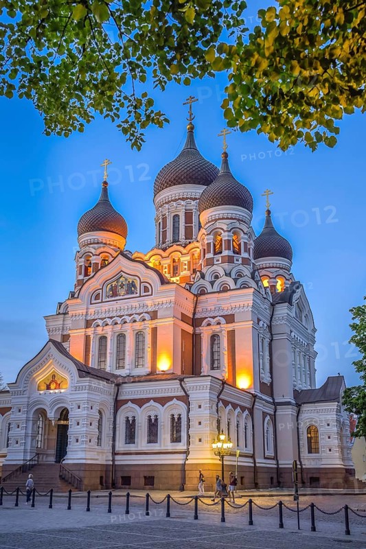 Alexander Nevsky Cathedral, Aleksander Nevski Cathedral, Old Town, Tallinn, Estonia