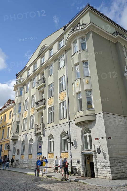 Former KGB headquarters with prison, Pagari 1, Old Town, Tallinn, Estonia