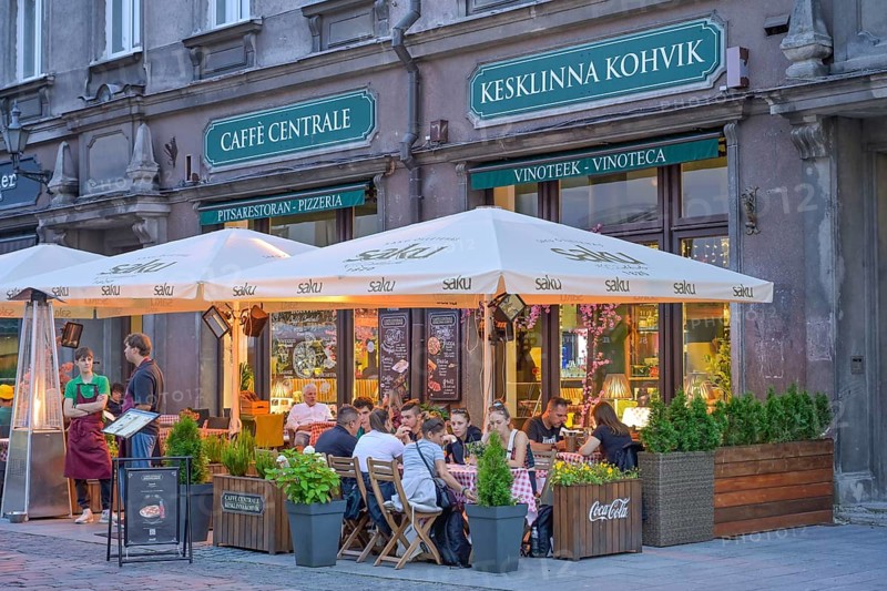 Restaurant Caffe Centrale, Kullassepa, Old Town, Tallinn, Estonia