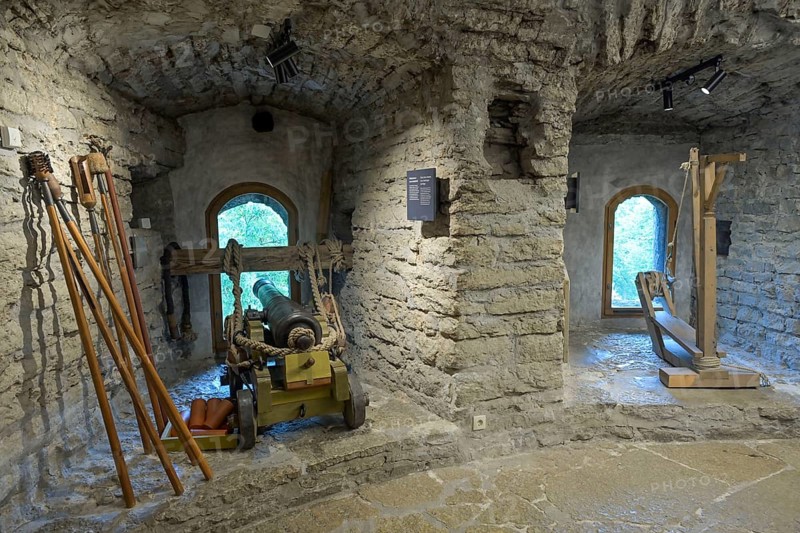 Exhibition, Kiek in de Kök Museum and Bastion, Old Town, Tallinn, Estonia
