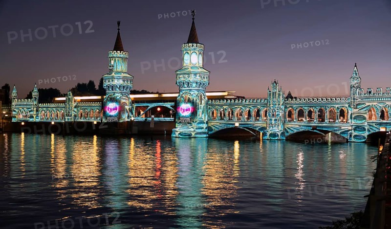 Festival of Lights Berlin 2021 Oberbaum Bridge Berlin Germany