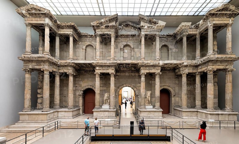 Market Gate by Miletus Pergamon Museum Berlin Germany