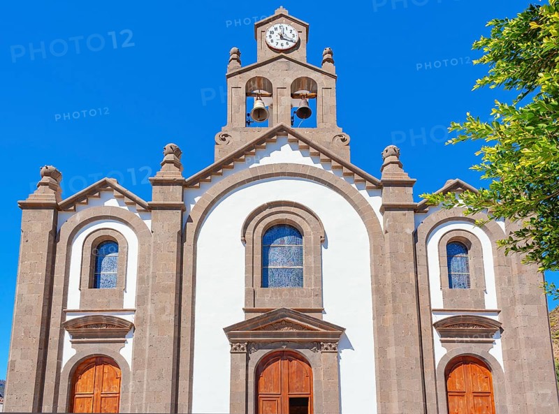 Santa Lucia Church, Fataga, Gran Canaria, Canary Islands, Spain