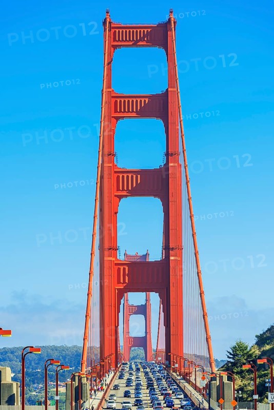 View of Golden Gate Bridge, San Francisco, California, USA