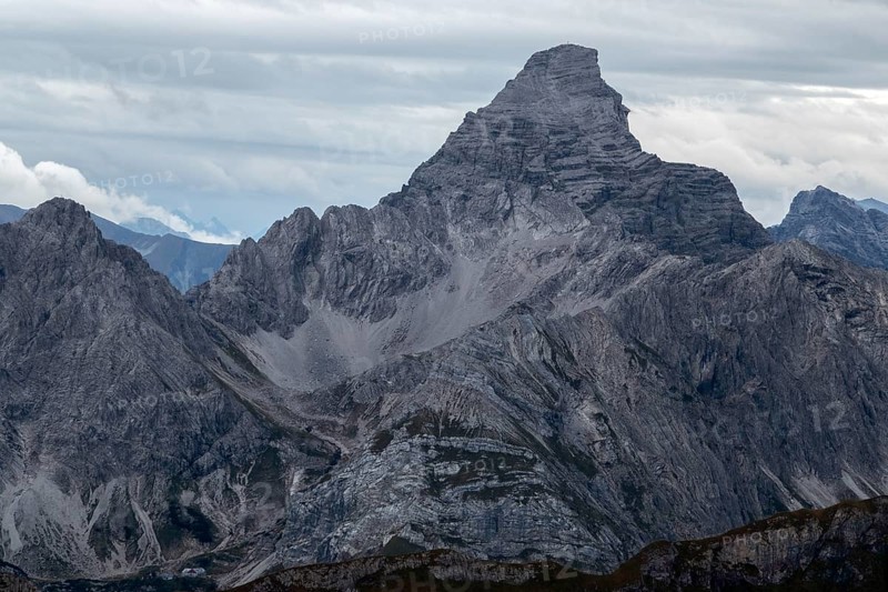 Hochvogel summit, Allgäu Alps, Allgäu, Bavaria, Germany