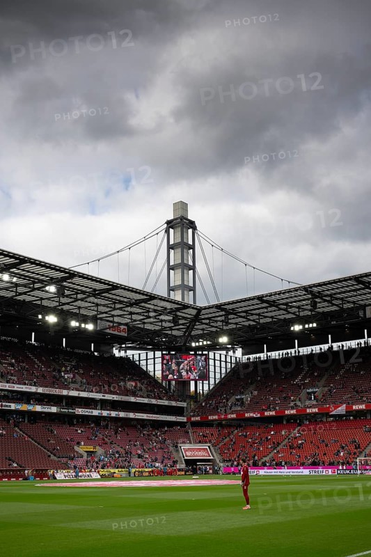Stadium Impression, COLOGNE, Germany - OCTOBER 18: During the Bundesliga match between FC Cologne vs. FC Augsburg at Rheinenergie-Stadion on matchday 8 of the 1. Bundesliga on October 18, 2025 in Cologne, Germany. DFL REGULATIONS PROHIBIT ANY USE OF PHOTOGRAPHS AS IMAGE SEQUENCES AND/OR QUASI-VIDEO, Rheinenergie-Stadion, Cologne, North Rhine-Westphalia, Germany