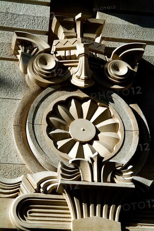 Detail of Architecture, General office of the Justice, São Paulo, Brazil