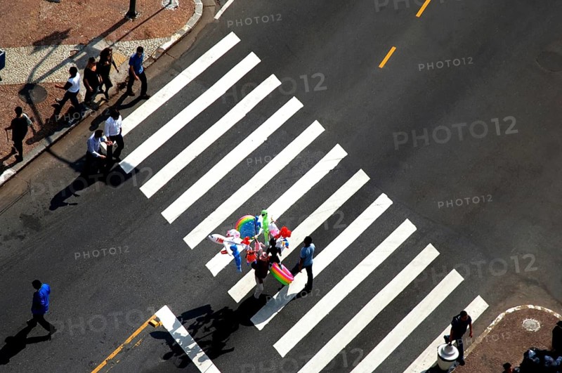 Pedestrians, Avenue São João, São Paulo, Brazil