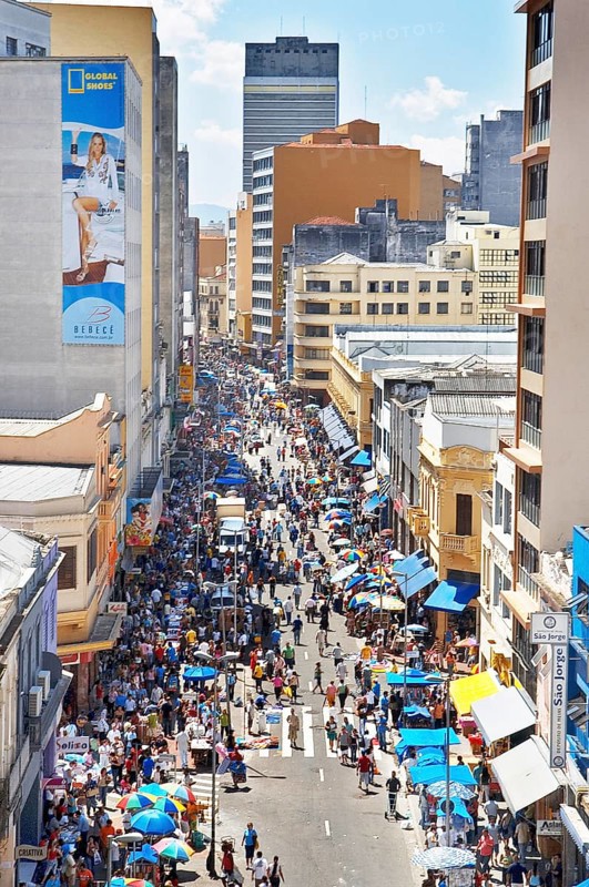 Street 25 de Março, São Paulo, Brazil