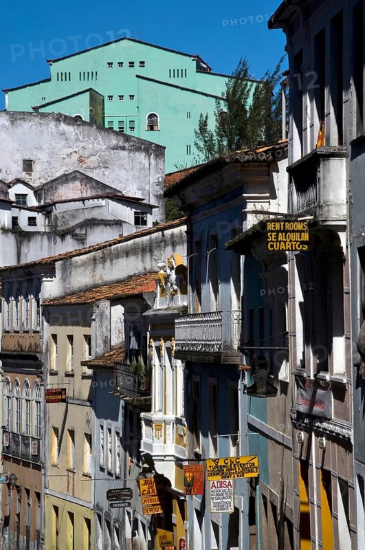 Ladeira do Carmo, Pelourinho, Salvador, Bahia, Brazil