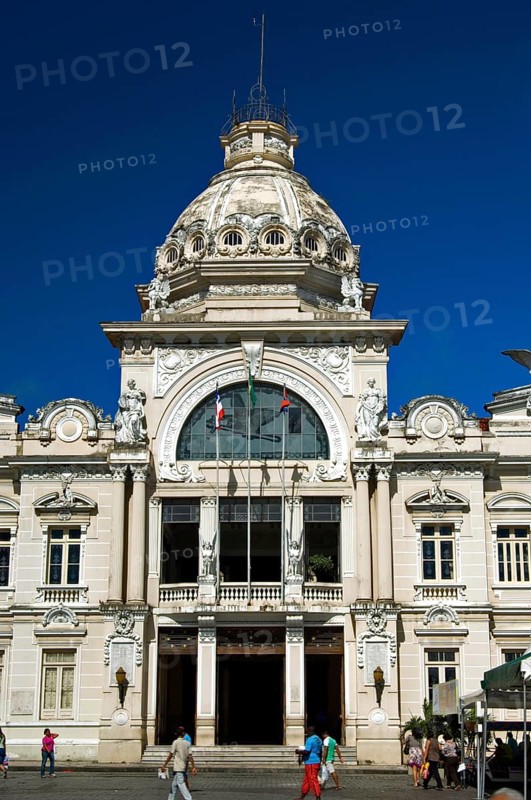Rio Branco Palace, Tomé de Souza Square, Salvador, Bahia, Brazil
