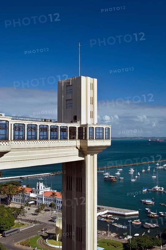 Elevador Lacerda, Baia de Todos os Santos, Salvador, Bahia, Brazil