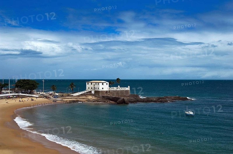 Fort of Santa Maria, Porto da Barra Beach, Salvador, Bahia, Brazil