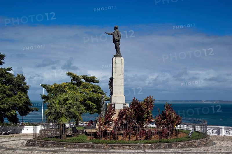Monument, Castro Alves Square, Salvador, Bahia, Brazil