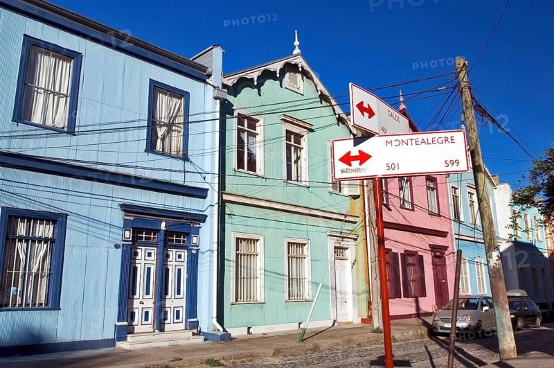Houses, Concepción, Valparaiso, Chile