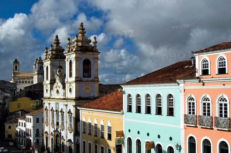 Nossa Senhora do Rosario dos Pretos Church, Pelourinho, Salvador, Bahia, Brazil