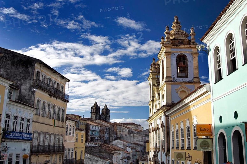 Nossa Senhora do Rosário dos Pretos Church, Pelourinho, Salvador, Bahia, Brazil