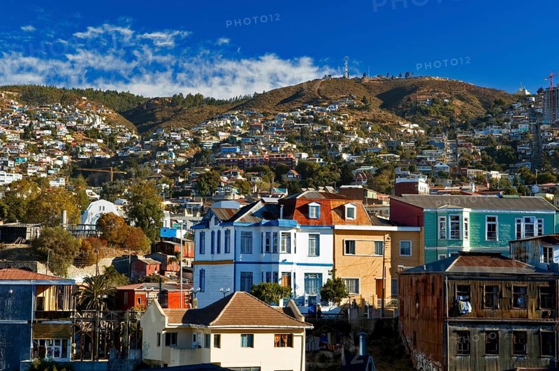 Aerial View, Concepción, Valparaiso, Chile