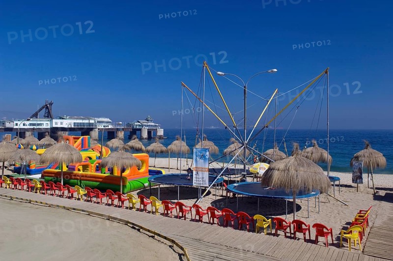 San Martin Avenue, Muelle Vergara, El Sol Beach, Viña Del Mar, Chile