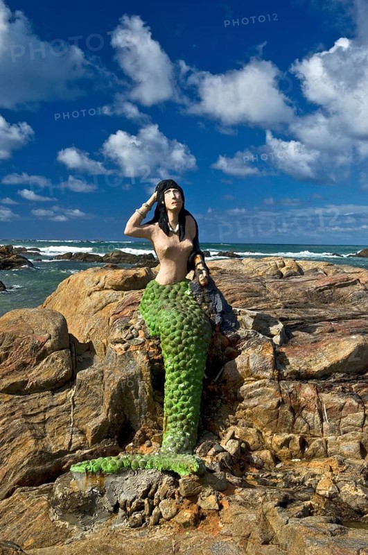 Mermaid, Itapuã Beach, Salvador, Bahia, Brazil