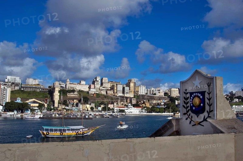 São Marcelo and Nossa Senhora do Pópulo Fort, Salvador, Bahia, Brazil