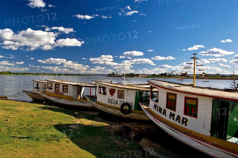 Boats, São Francisco River, Ibotirama, Bahia, Brazil