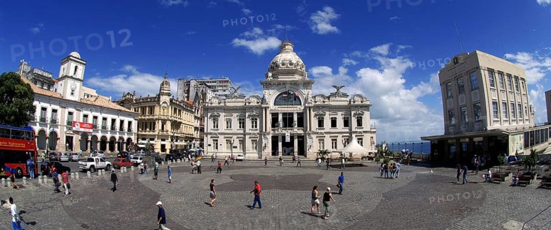 Rio Branco Palace, Prefeitura Municipal de Salvador, Tomé de Souza square, Salvador, Bahia, Brazil