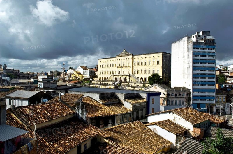 Houses, Pelourinho, Salvador, Bahia, Brazil