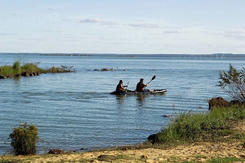 Fishmen, Graciosa Beach, Palmas Lake, Tocantins River, Palmas, Tocantins, Brazil