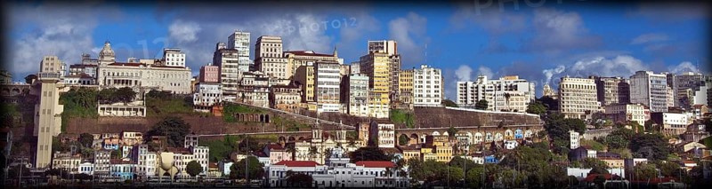 Salvador Port, Cayrú Square, Todos os Santos Bay, Elevador Lacerda, Salvador, Bahia, Brazil