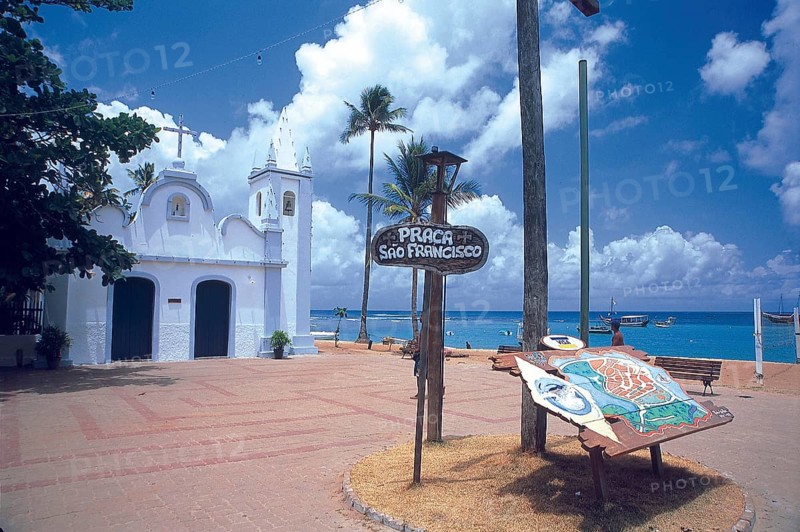 São Francisco Square, Forte Beach, S.J. da Mata, Bahia, Brazil