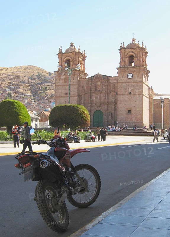Plaza of Weapons, Cathedral, Puno, Lima, Peru