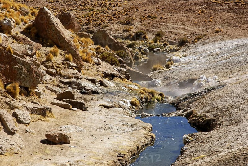 Thermal waters, Atacama Desert, Region of Antofagasta, Santiago, Chile