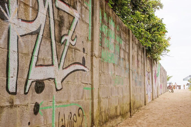 Graffiti, Wall, Barra do Una, Peruíbe, São Paulo, Brazil