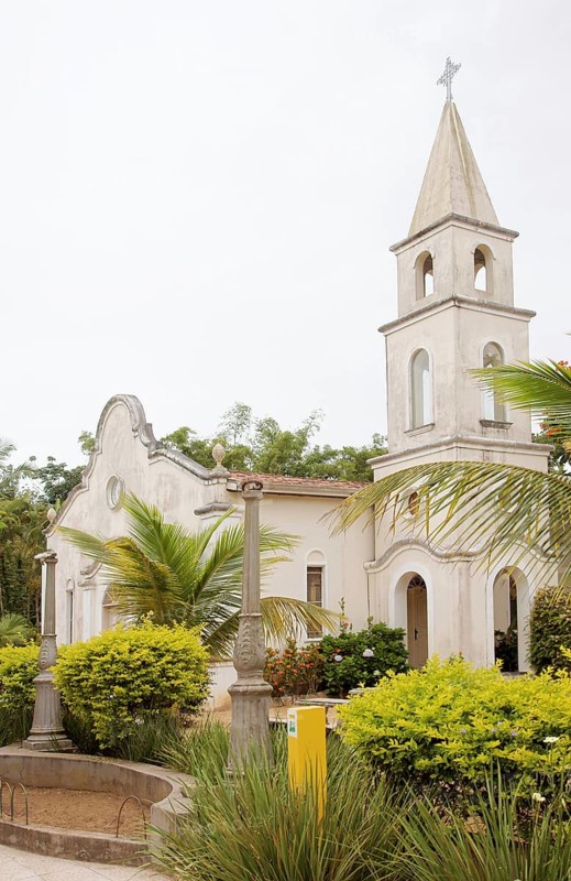 Church, Garden, Barra do Una, Peruíbe, São Paulo, Brazil