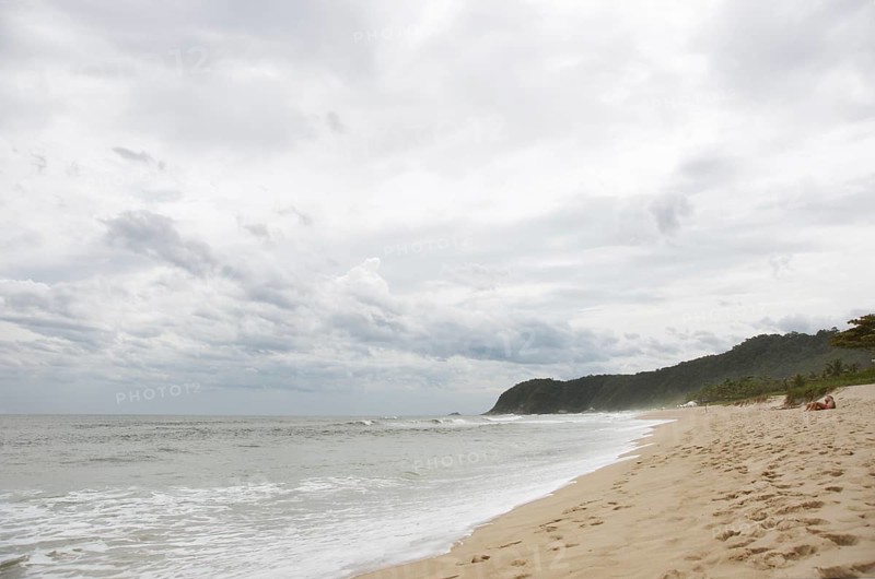 Beach, Sea, Sand, Barra do Una, Peruíbe, São Paulo, Brazil
