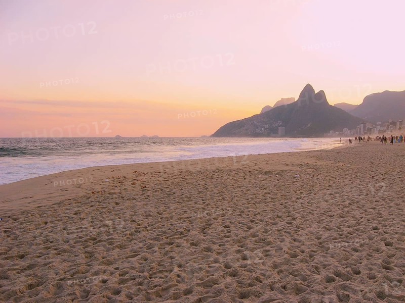 Beach, Landscape, Ipanema, Rio de Janeiro, Brazil