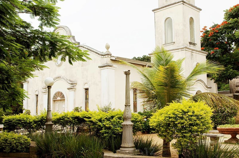Church, Garden, Barra do Una, Peruíbe, São Paulo, Brazil