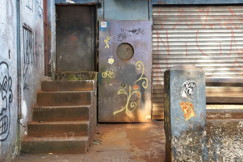 Stairway, Door, São Paulo, Brazil