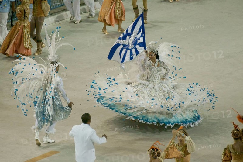Danielle Nascimento, Standard-bearer, Carnival 2009, School of Samba Portela, Rio de Janeiro, Brazil