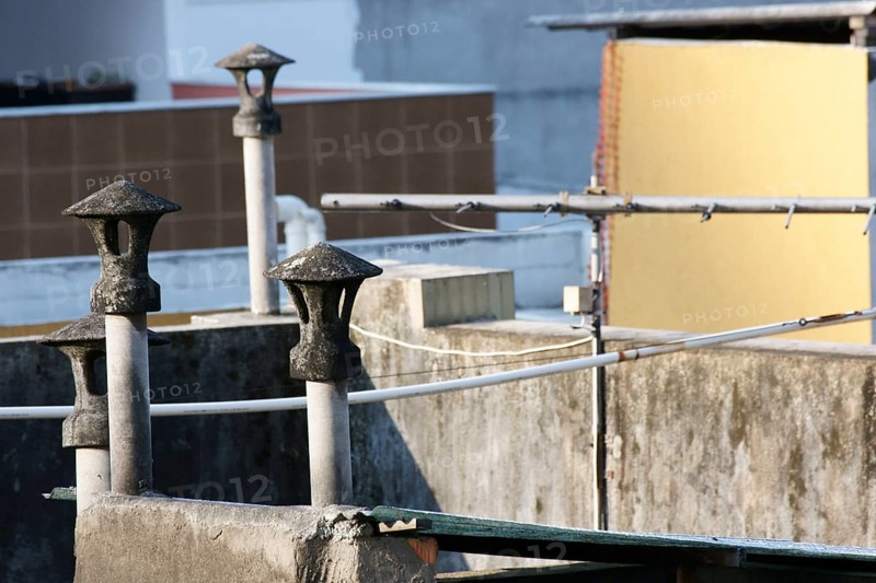 Wall, Pipes, Rio de Janeiro, Brazil