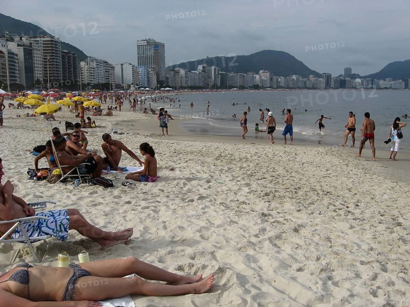 People, beach, City, Copacabana, Rio de Janeiro, Brazil
