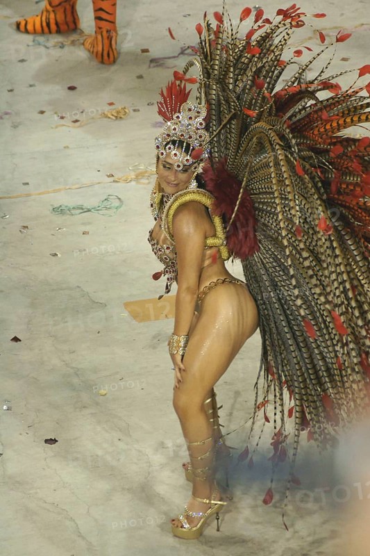 Luciana Picorelli, Queen of the Carnaval dancers, Carnival 2009, School of Samba Porto da Pedra, Rio de Janeiro, Brazil