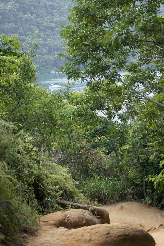 Landscape, Motorboat, Ilha Grande, Rio de Janeiro, Brazil