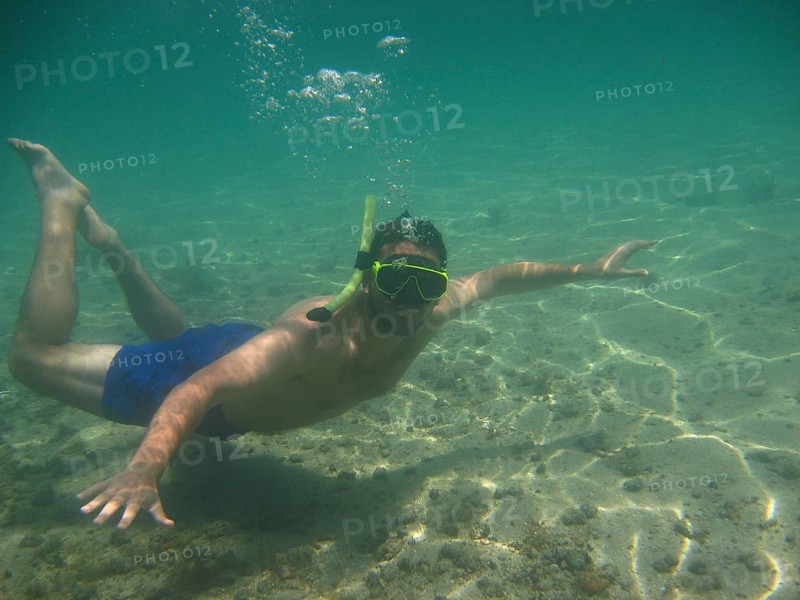 Diver, Sea, Ilha Grande, Rio de Janeiro, Brazil